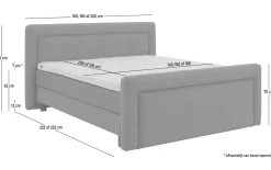 Boxspring Nomade Sahara incl. voetbord