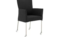 Esszimmerstuhl Funk - Edelstahl Beine