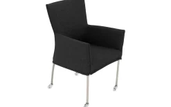 Esszimmerstuhl Funk - Edelstahl Beine