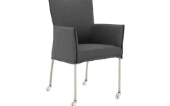 Esszimmerstuhl Funk - Edelstahl Beine