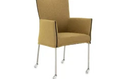 Esszimmerstuhl Funk - Edelstahl Beine