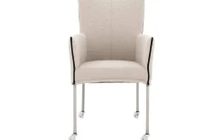 Esszimmerstuhl Funk - Edelstahl Beine