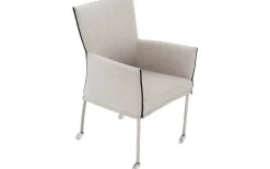 Esszimmerstuhl Funk - Edelstahl Beine