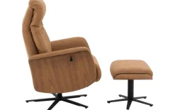 Relaxfauteuil Sassari inclusief hocker