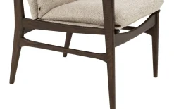 Stoel Alison met massief houten frame