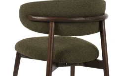 Stoel Diede met massief houten frame