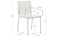 Tuinstoel Met Armleuning Galdana